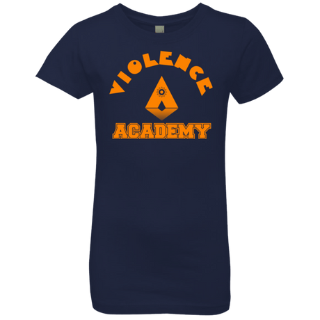 T-Shirts Midnight Navy / YXS Violence Academy Girls Premium T-Shirt