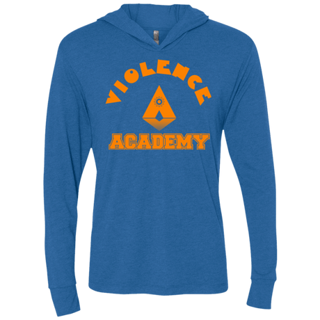 T-Shirts Vintage Royal / X-Small Violence Academy Triblend Long Sleeve Hoodie Tee