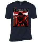 T-Shirts Midnight Navy / YXS Visit Hawkins Boys Premium T-Shirt