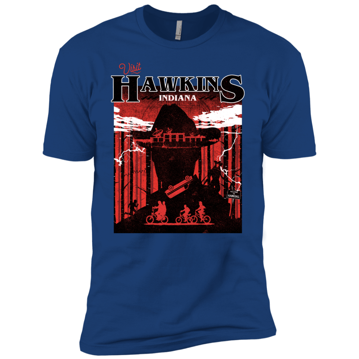 T-Shirts Royal / YXS Visit Hawkins Boys Premium T-Shirt