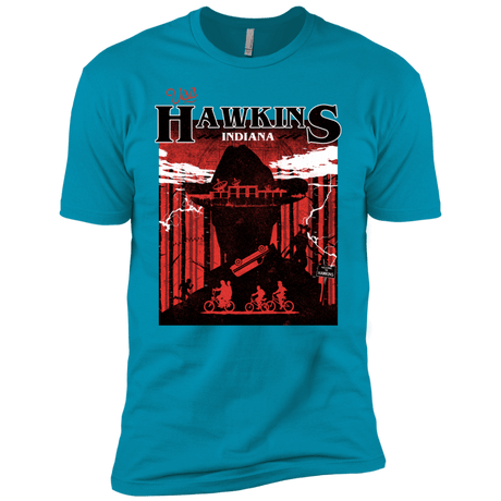 T-Shirts Turquoise / YXS Visit Hawkins Boys Premium T-Shirt