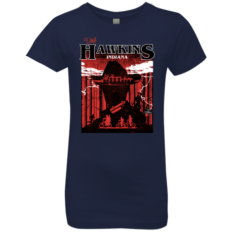 T-Shirts Midnight Navy / YXS Visit Hawkins Girls Premium T-Shirt