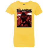 T-Shirts Vibrant Yellow / YXS Visit Hawkins Girls Premium T-Shirt