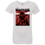 T-Shirts White / YXS Visit Hawkins Girls Premium T-Shirt