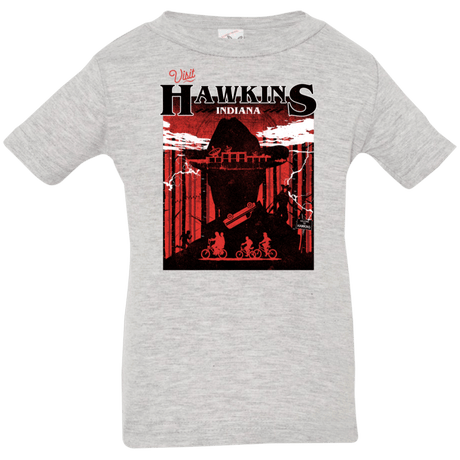 T-Shirts Heather Grey / 6 Months Visit Hawkins Infant Premium T-Shirt