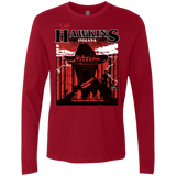 T-Shirts Cardinal / S Visit Hawkins Men's Premium Long Sleeve