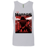 T-Shirts Heather Grey / S Visit Hawkins Men's Premium Tank Top