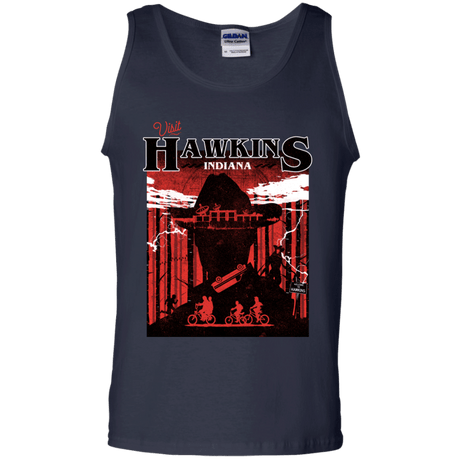 T-Shirts Navy / S Visit Hawkins Men's Tank Top
