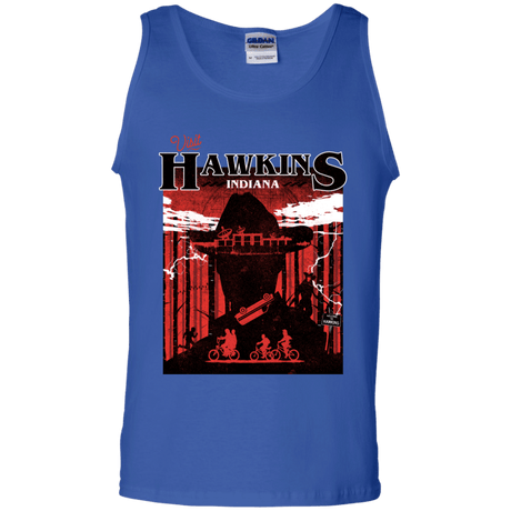 T-Shirts Royal / S Visit Hawkins Men's Tank Top