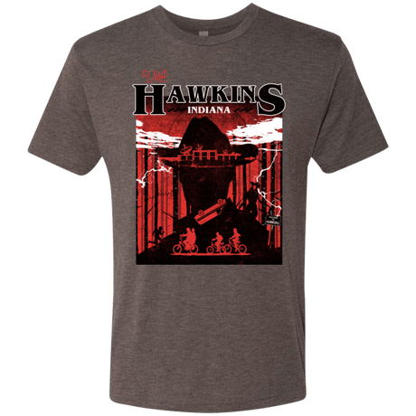 T-Shirts Macchiato / S Visit Hawkins Men's Triblend T-Shirt