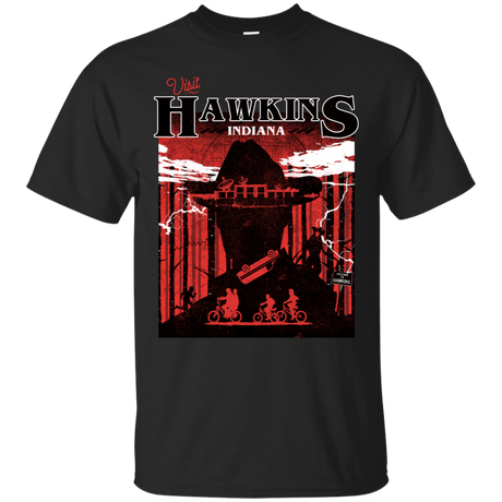 T-Shirts Black / S Visit Hawkins T-Shirt