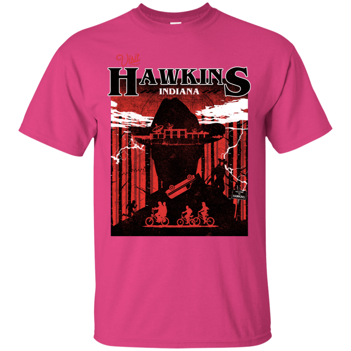 T-Shirts Heliconia / S Visit Hawkins T-Shirt