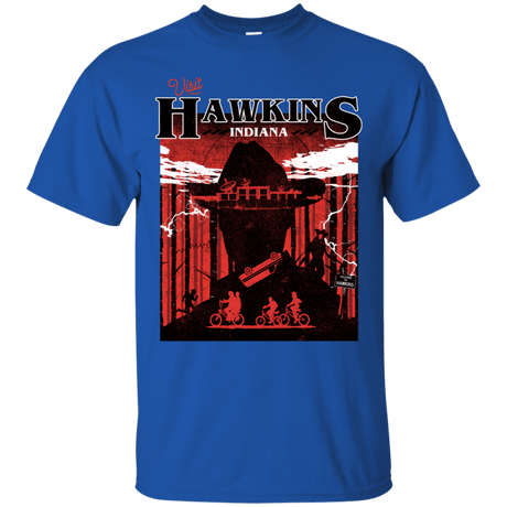 T-Shirts Royal / S Visit Hawkins T-Shirt