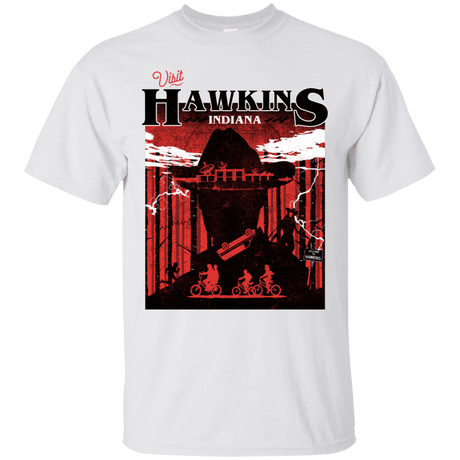 T-Shirts White / S Visit Hawkins T-Shirt
