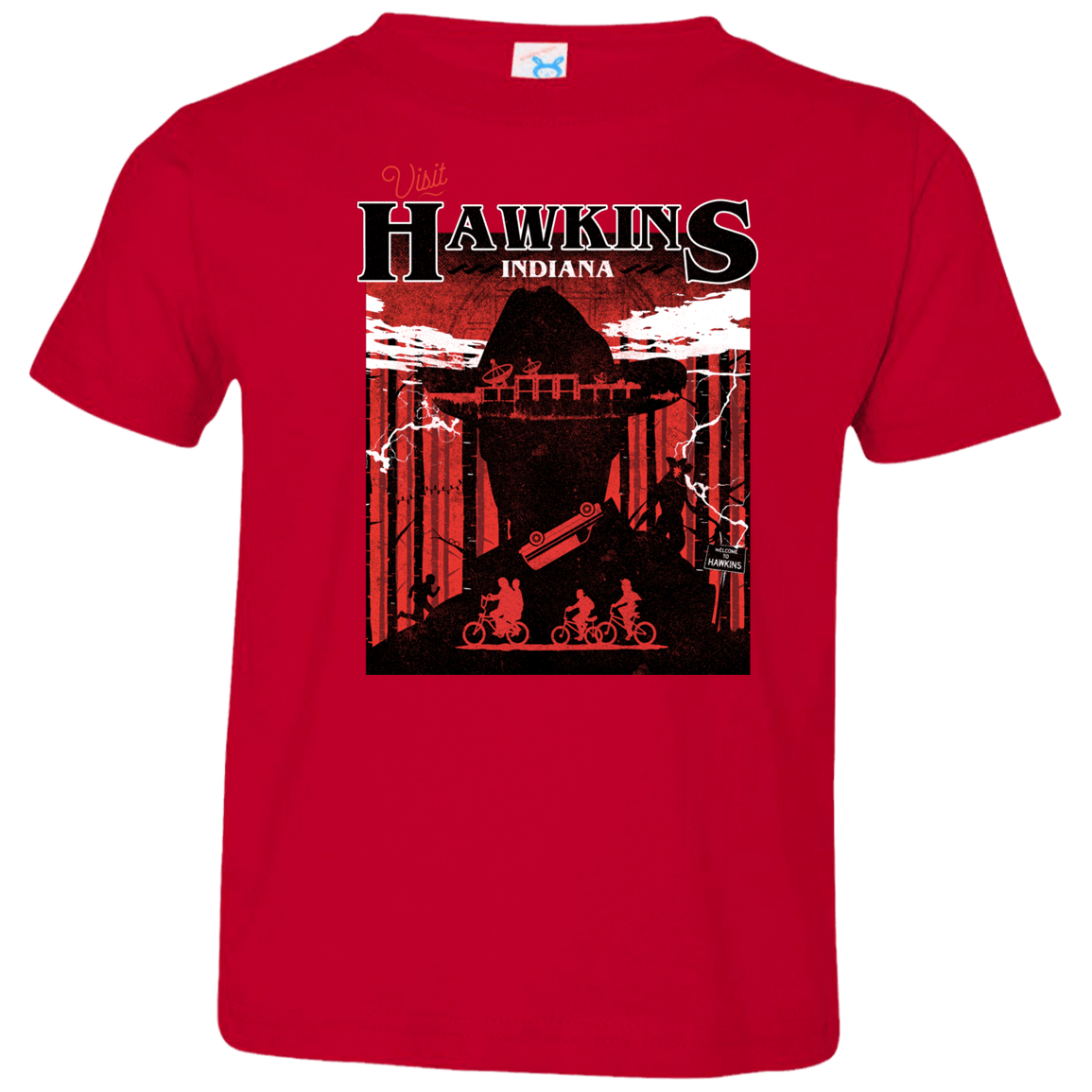 T-Shirts Red / 2T Visit Hawkins Toddler Premium T-Shirt