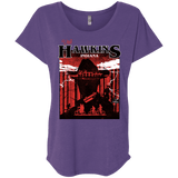 T-Shirts Purple Rush / X-Small Visit Hawkins Triblend Dolman Sleeve