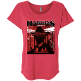 T-Shirts Vintage Red / X-Small Visit Hawkins Triblend Dolman Sleeve