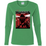 T-Shirts Irish Green / S Visit Hawkins Women's Long Sleeve T-Shirt