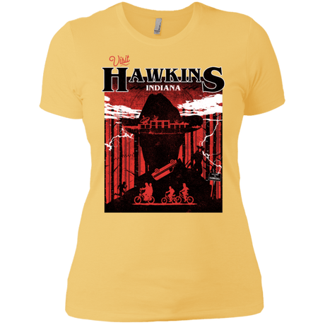 T-Shirts Banana Cream/ / X-Small Visit Hawkins Women's Premium T-Shirt