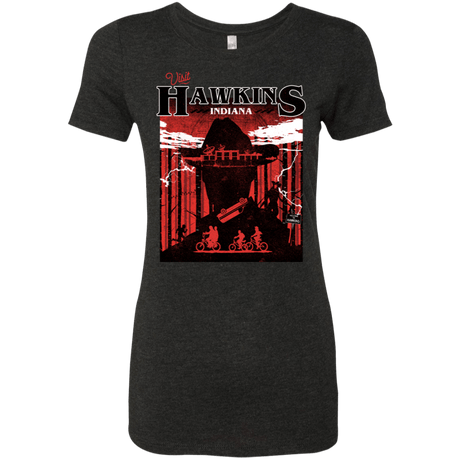 T-Shirts Vintage Black / S Visit Hawkins Women's Triblend T-Shirt