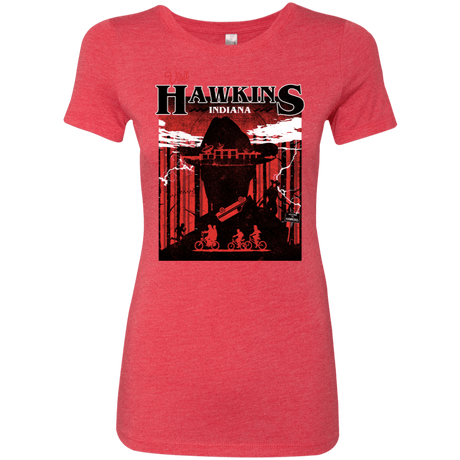 T-Shirts Vintage Red / S Visit Hawkins Women's Triblend T-Shirt