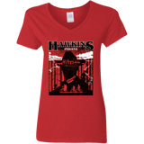T-Shirts Red / S Visit Hawkins Women's V-Neck T-Shirt