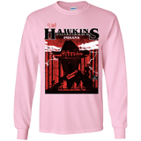T-Shirts Light Pink / YS Visit Hawkins Youth Long Sleeve T-Shirt
