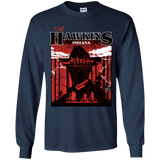 T-Shirts Navy / YS Visit Hawkins Youth Long Sleeve T-Shirt