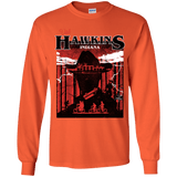 T-Shirts Orange / YS Visit Hawkins Youth Long Sleeve T-Shirt