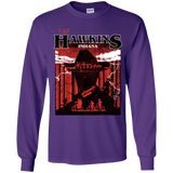 T-Shirts Purple / YS Visit Hawkins Youth Long Sleeve T-Shirt