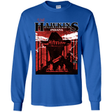 T-Shirts Royal / YS Visit Hawkins Youth Long Sleeve T-Shirt