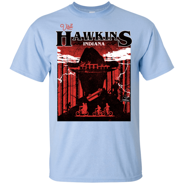 T-Shirts Light Blue / YXS Visit Hawkins Youth T-Shirt