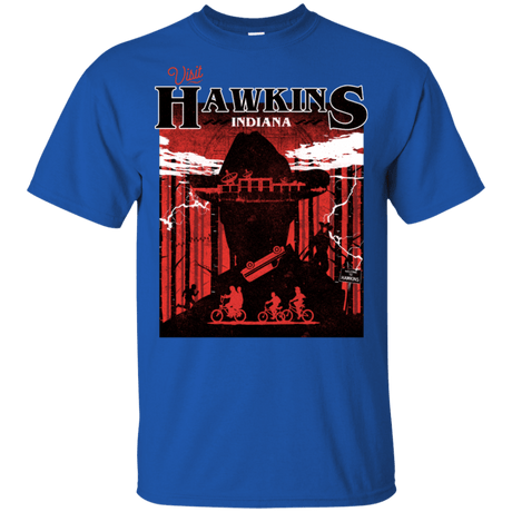 T-Shirts Royal / YXS Visit Hawkins Youth T-Shirt