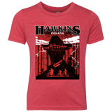 T-Shirts Vintage Red / YXS Visit Hawkins Youth Triblend T-Shirt