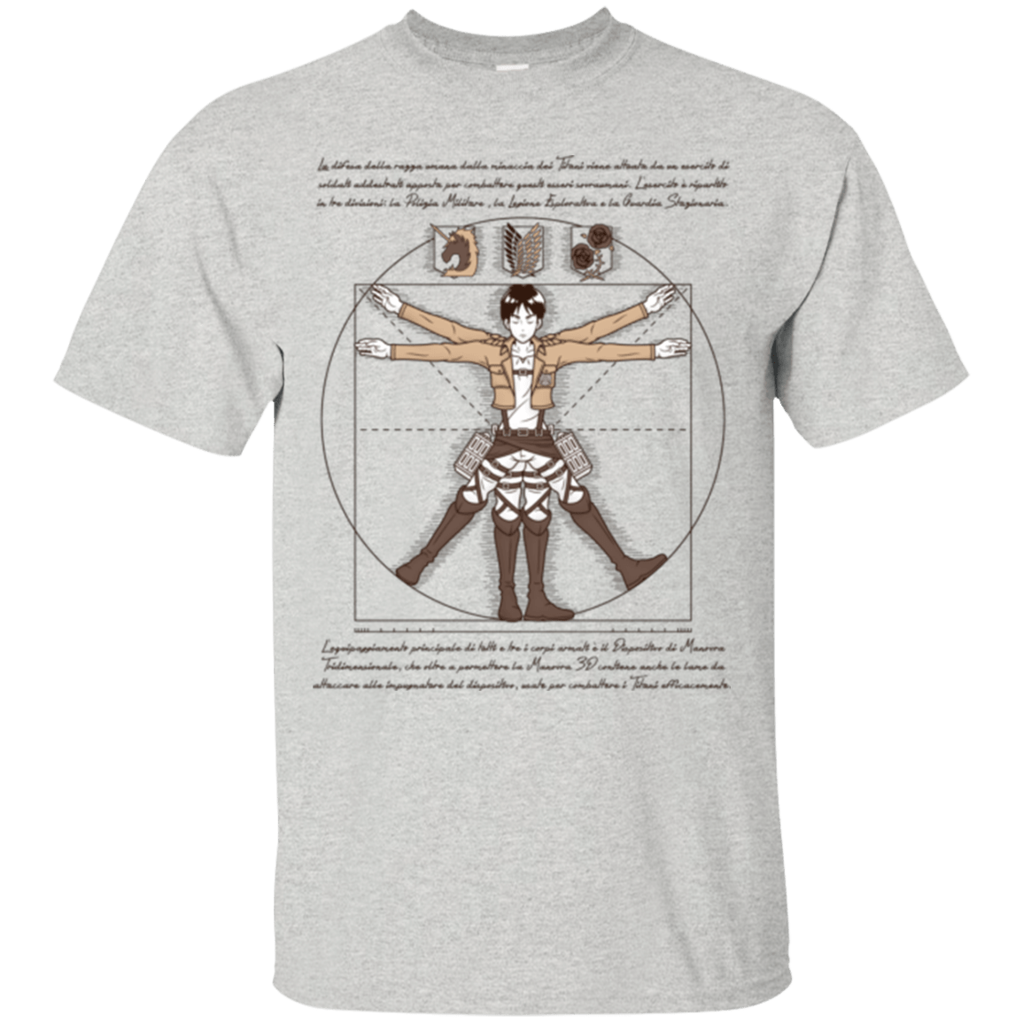 T-Shirts Ash / Small VITRUVIAN TRAINEE T-Shirt