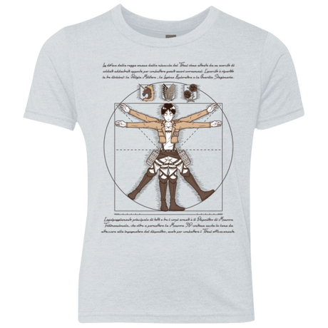 T-Shirts Heather White / YXS VITRUVIAN TRAINEE Youth Triblend T-Shirt