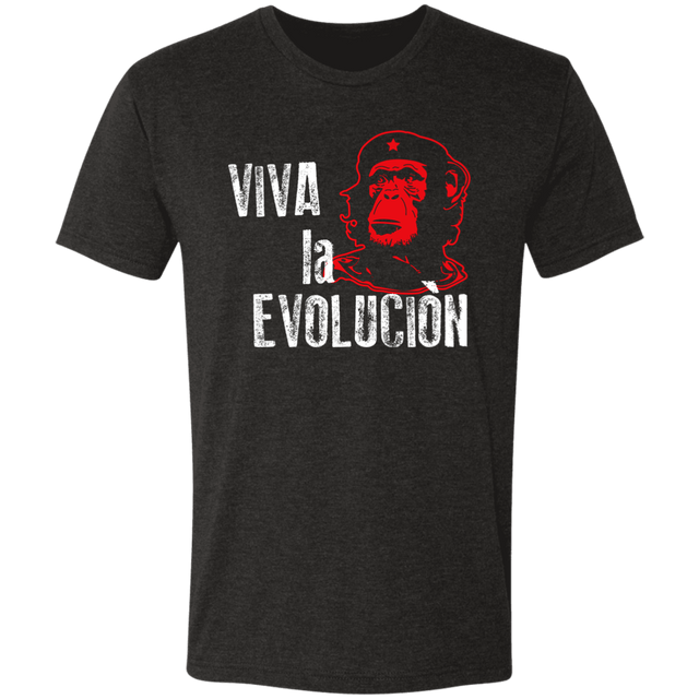 T-Shirts Vintage Black / S Viva La Evolucion Men's Triblend T-Shirt