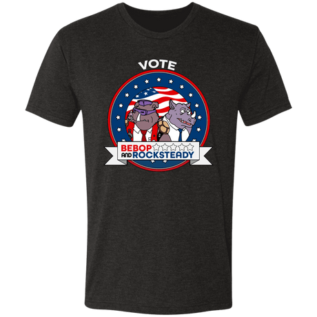 T-Shirts Vintage Black / S Vote Bebop and Rocksteady Men's Triblend T-Shirt