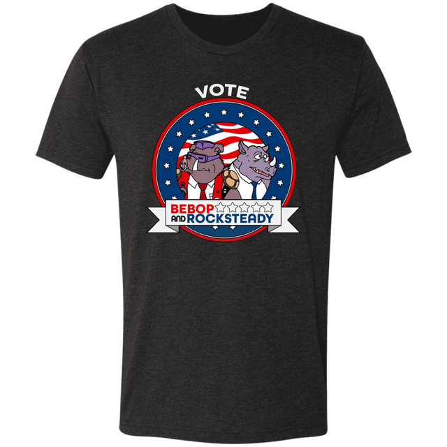 T-Shirts Vintage Black / S Vote Bebop and Rocksteady Men's Triblend T-Shirt