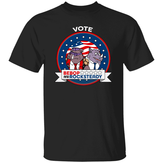 T-Shirts Black / S Vote Bebop and Rocksteady T-Shirt