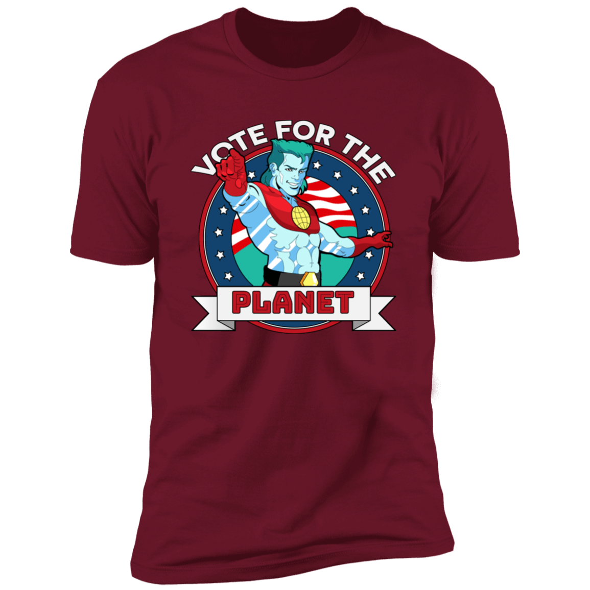 T-Shirts Cardinal / S Vote For The Planet Men's Premium T-Shirt
