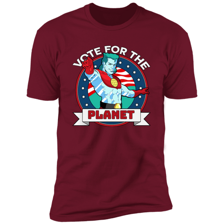 T-Shirts Cardinal / S Vote For The Planet Men's Premium T-Shirt