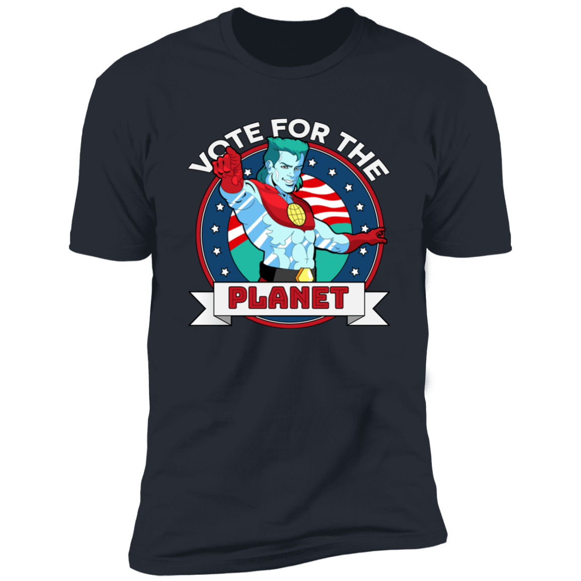 T-Shirts Indigo / S Vote For The Planet Men's Premium T-Shirt