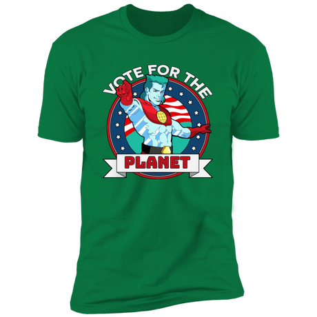 T-Shirts Kelly Green / S Vote For The Planet Men's Premium T-Shirt