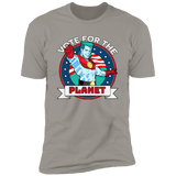 T-Shirts Light Grey / S Vote For The Planet Men's Premium T-Shirt