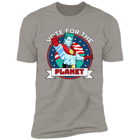 T-Shirts Light Grey / S Vote For The Planet Men's Premium T-Shirt