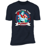 T-Shirts Midnight Navy / S Vote For The Planet Men's Premium T-Shirt