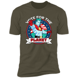 T-Shirts Military Green / S Vote For The Planet Men's Premium T-Shirt