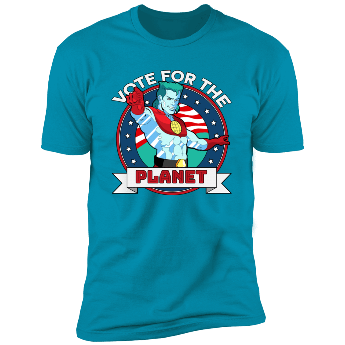 T-Shirts Turquoise / S Vote For The Planet Men's Premium T-Shirt