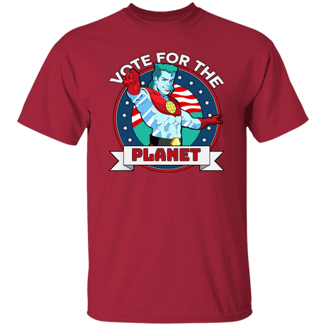 T-Shirts Cardinal / S Vote For The Planet T-Shirt